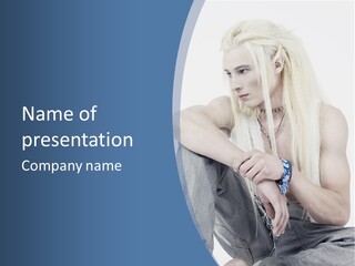 Naked Male Seductive PowerPoint Template