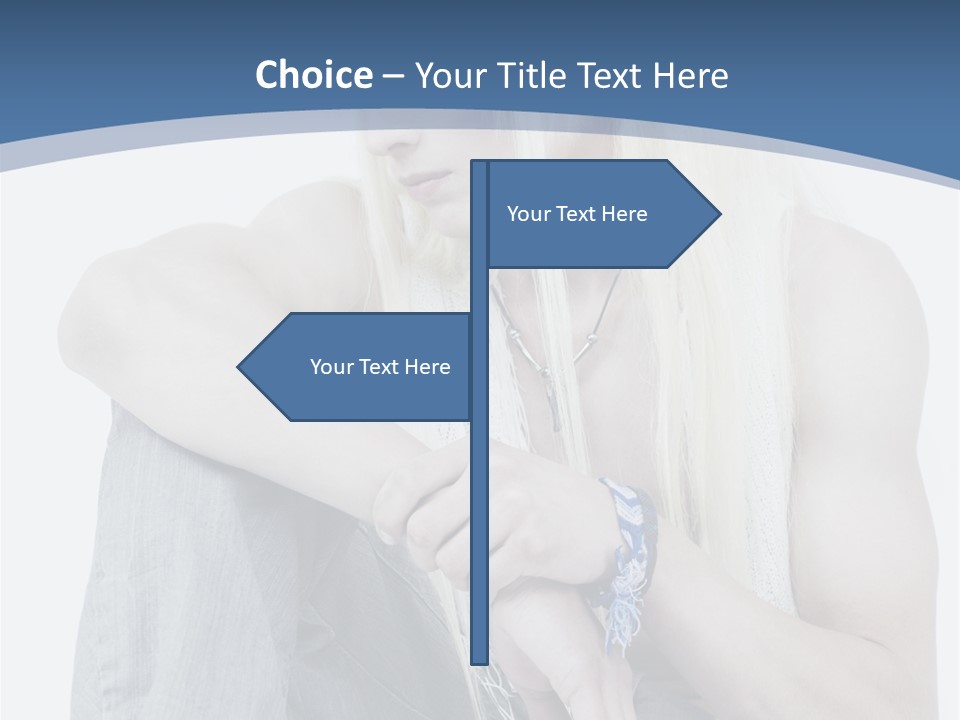 Naked Male Seductive PowerPoint Template