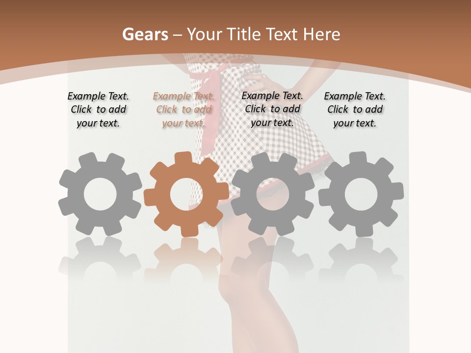 Provocative Pinup Pretty PowerPoint Template