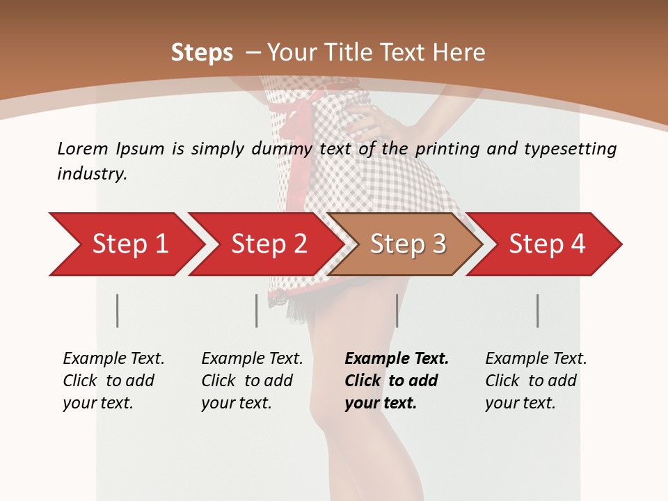 Provocative Pinup Pretty PowerPoint Template
