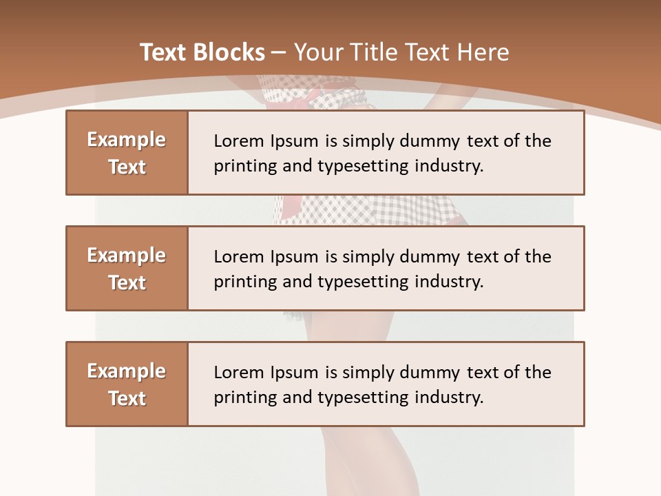 Provocative Pinup Pretty PowerPoint Template