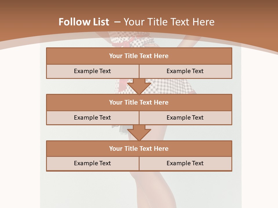 Provocative Pinup Pretty PowerPoint Template