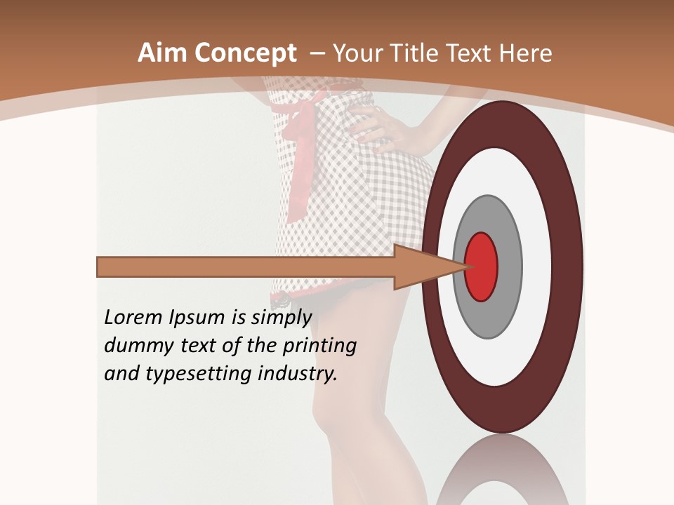 Provocative Pinup Pretty PowerPoint Template