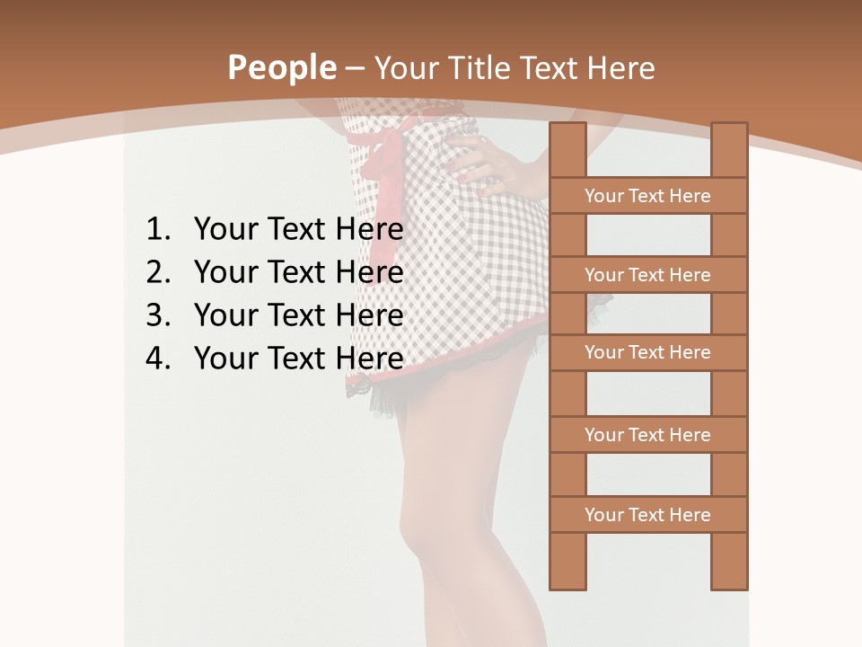 Provocative Pinup Pretty PowerPoint Template
