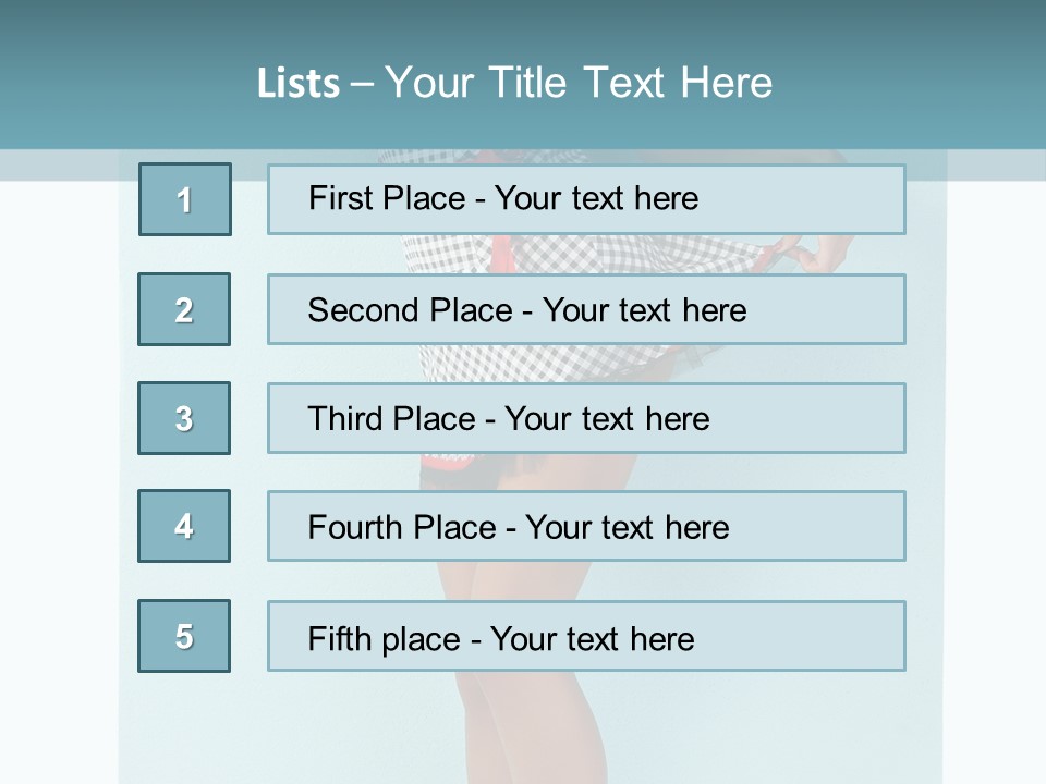 Elegant Gorgeous Female PowerPoint Template