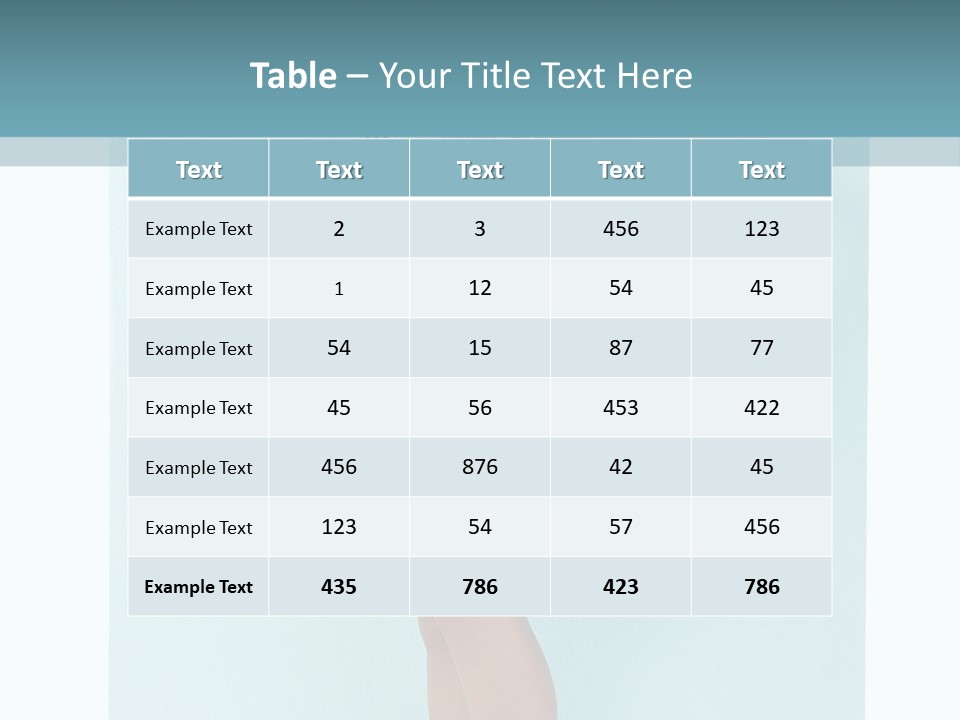 Elegant Gorgeous Female PowerPoint Template