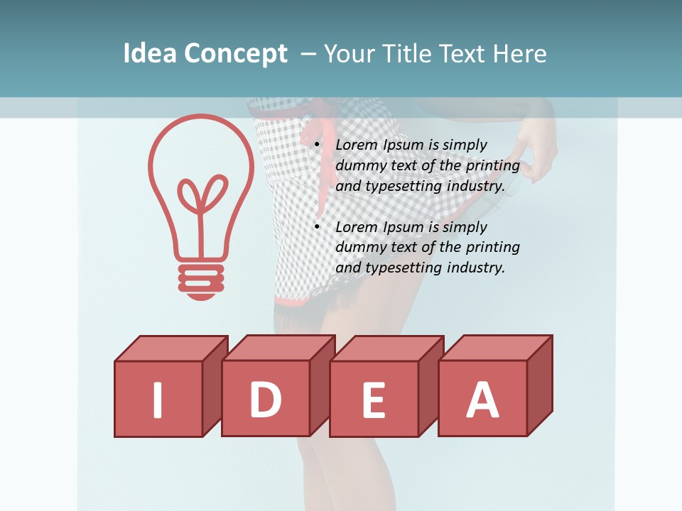 Elegant Gorgeous Female PowerPoint Template