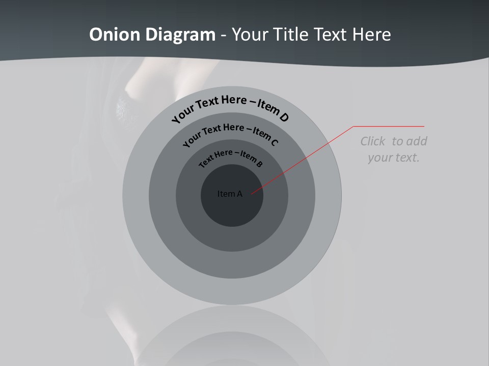 Glamour Hair Breast PowerPoint Template