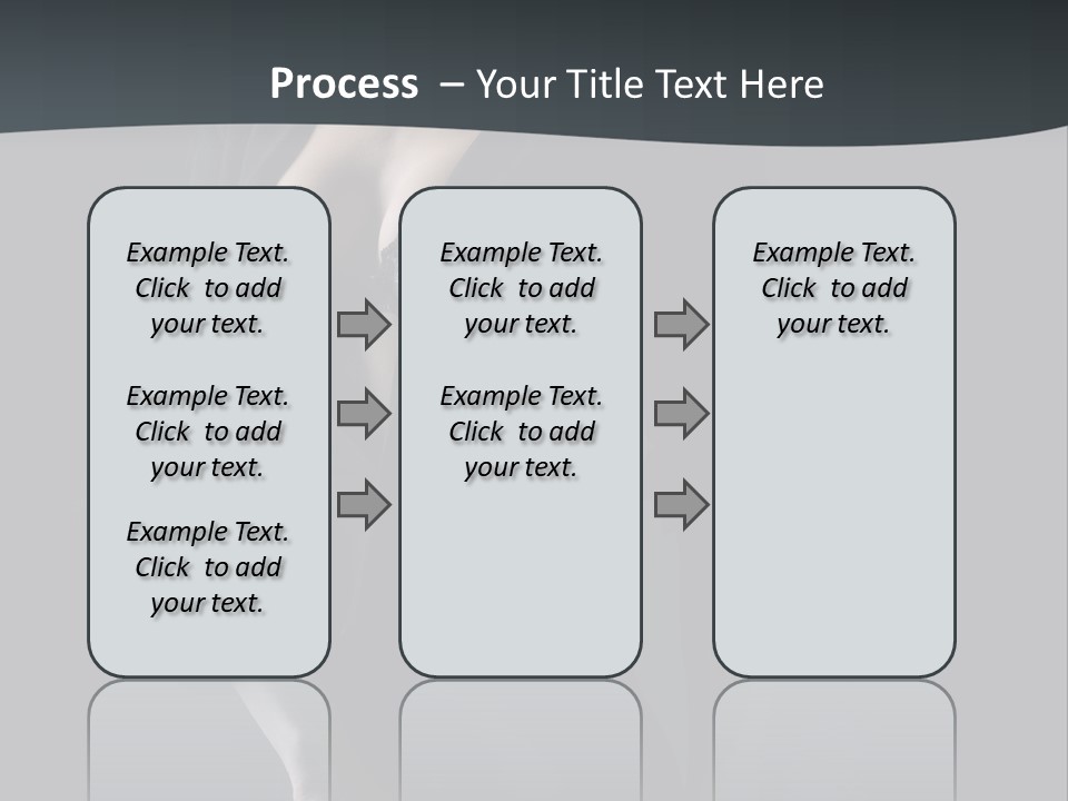 Glamour Hair Breast PowerPoint Template
