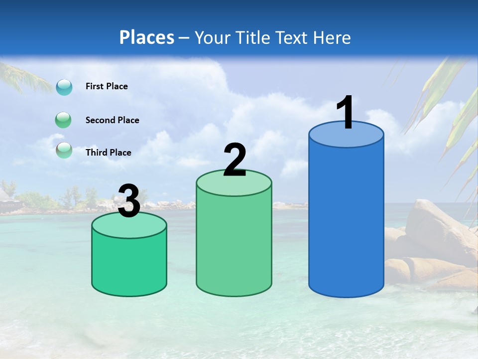 Rocks Tree Mountains PowerPoint Template