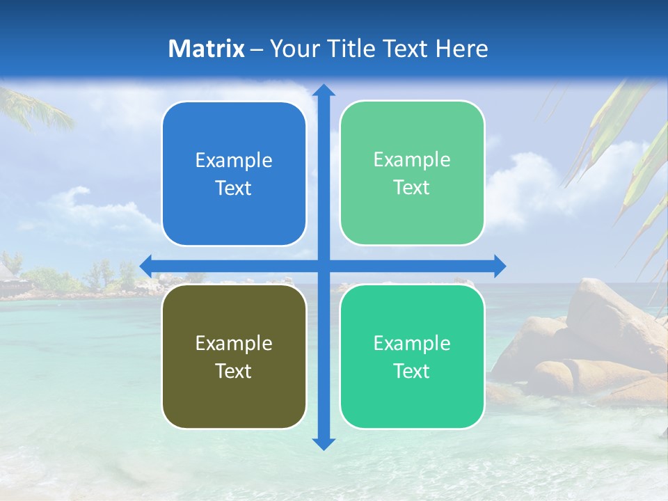 Rocks Tree Mountains PowerPoint Template