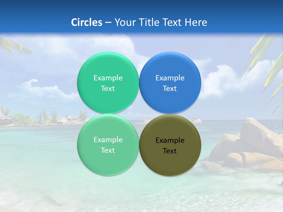 Rocks Tree Mountains PowerPoint Template
