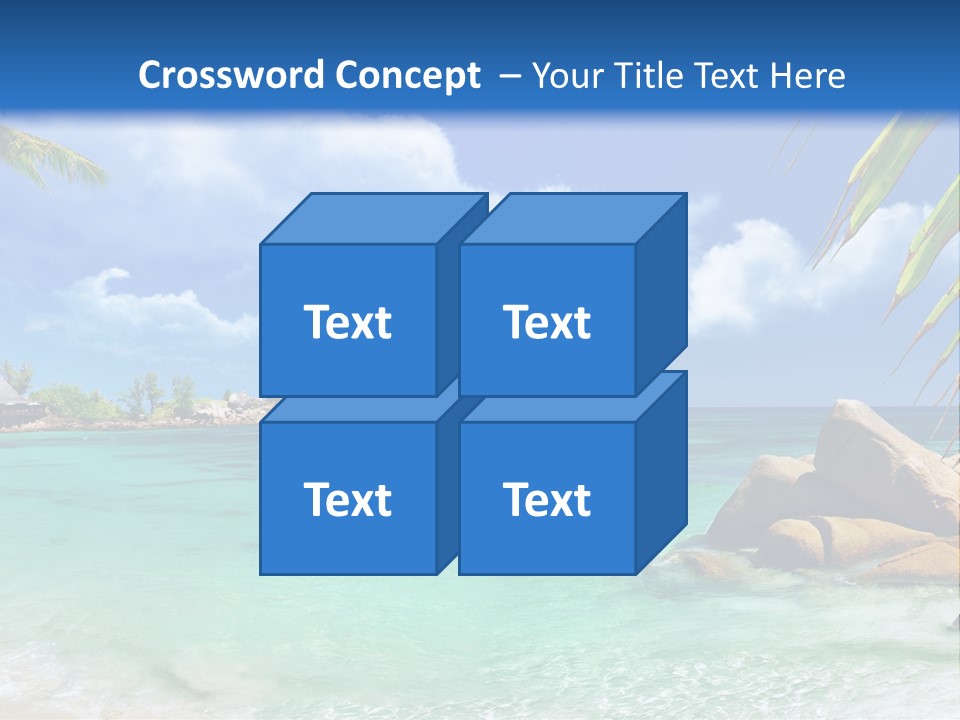 Rocks Tree Mountains PowerPoint Template