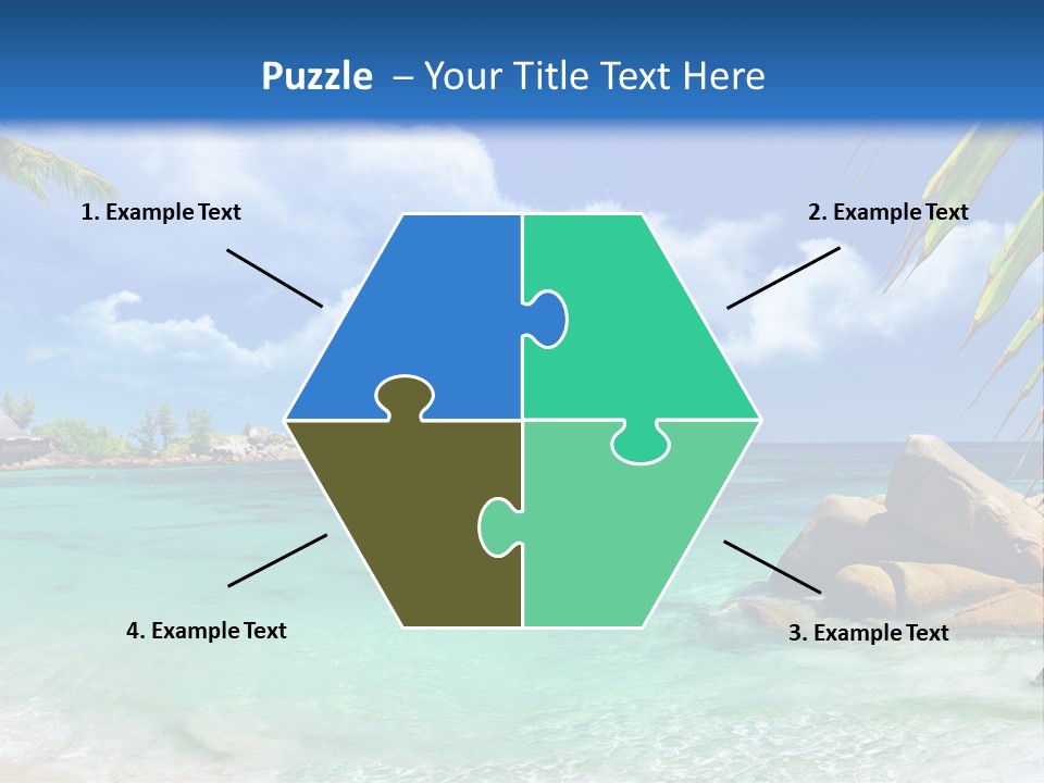 Rocks Tree Mountains PowerPoint Template