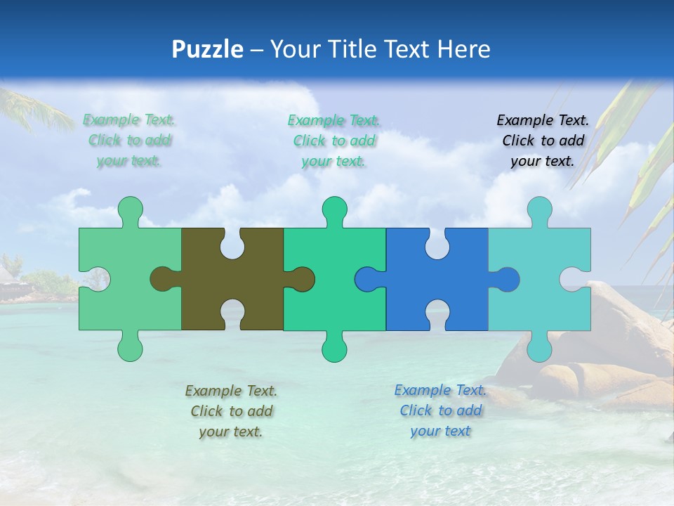 Rocks Tree Mountains PowerPoint Template