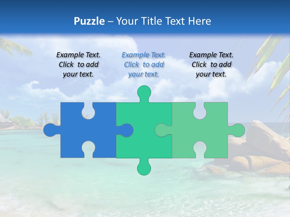 Rocks Tree Mountains PowerPoint Template