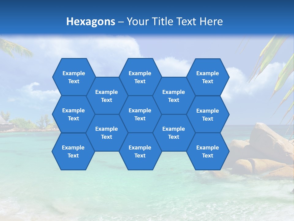 Rocks Tree Mountains PowerPoint Template