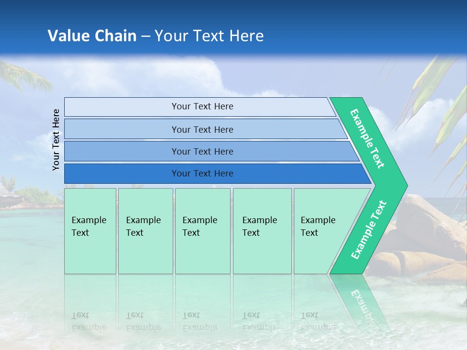 Rocks Tree Mountains PowerPoint Template