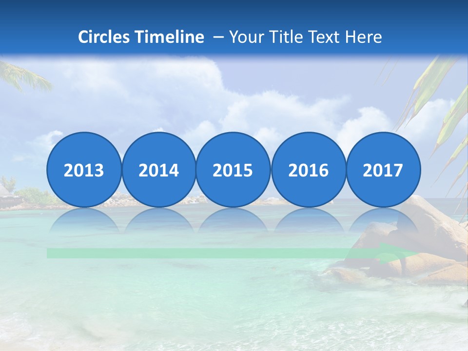 Rocks Tree Mountains PowerPoint Template
