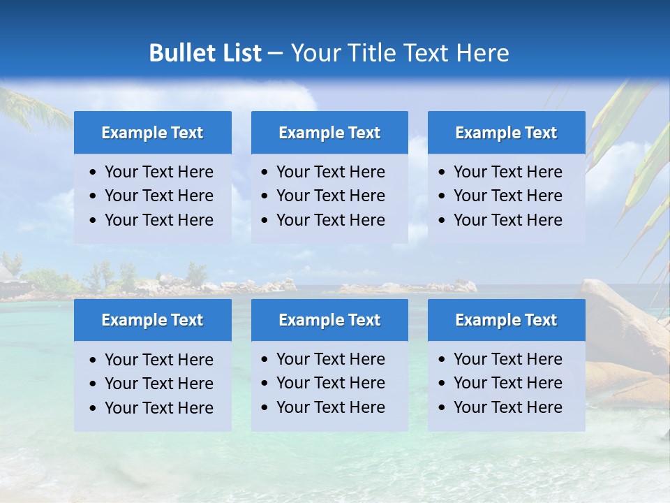 Rocks Tree Mountains PowerPoint Template