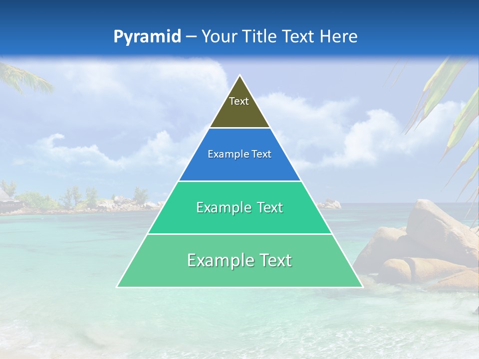 Rocks Tree Mountains PowerPoint Template