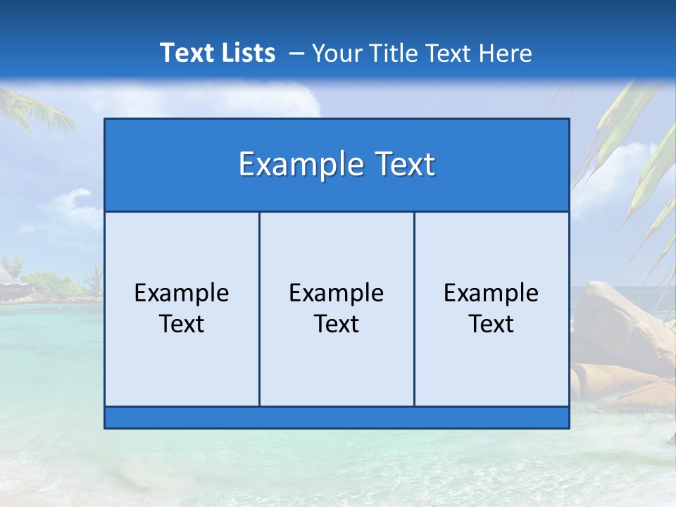 Rocks Tree Mountains PowerPoint Template