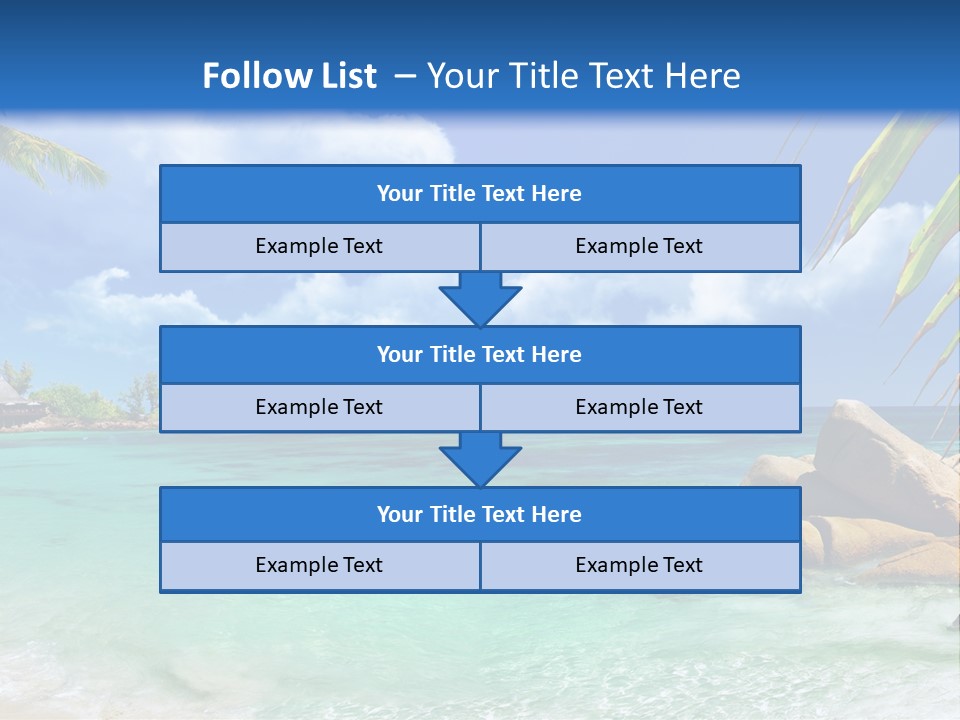 Rocks Tree Mountains PowerPoint Template