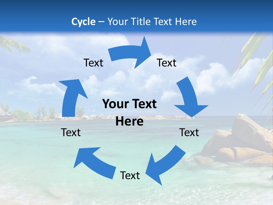 Rocks Tree Mountains PowerPoint Template