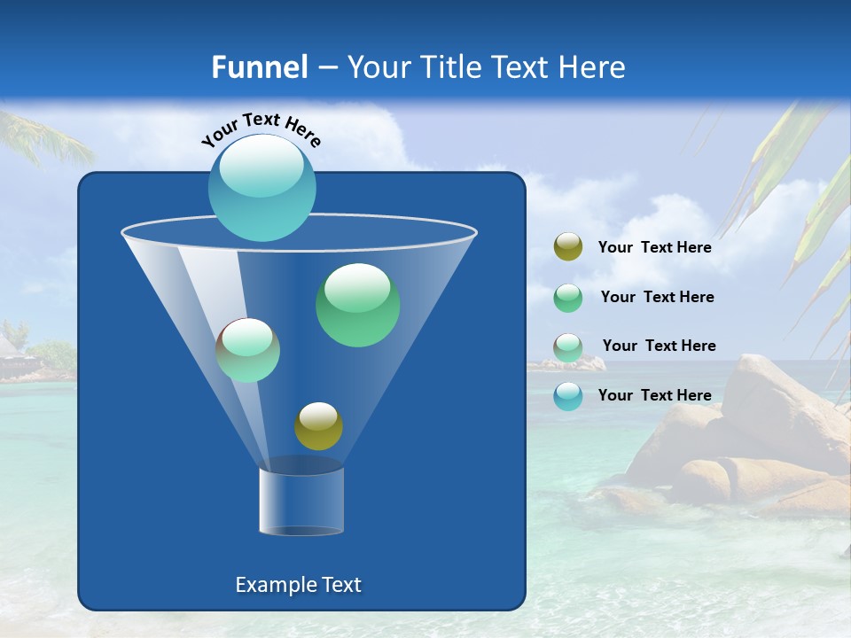 Rocks Tree Mountains PowerPoint Template