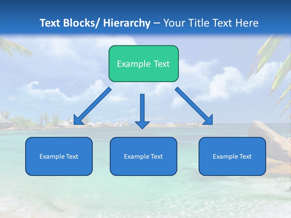 Rocks Tree Mountains PowerPoint Template