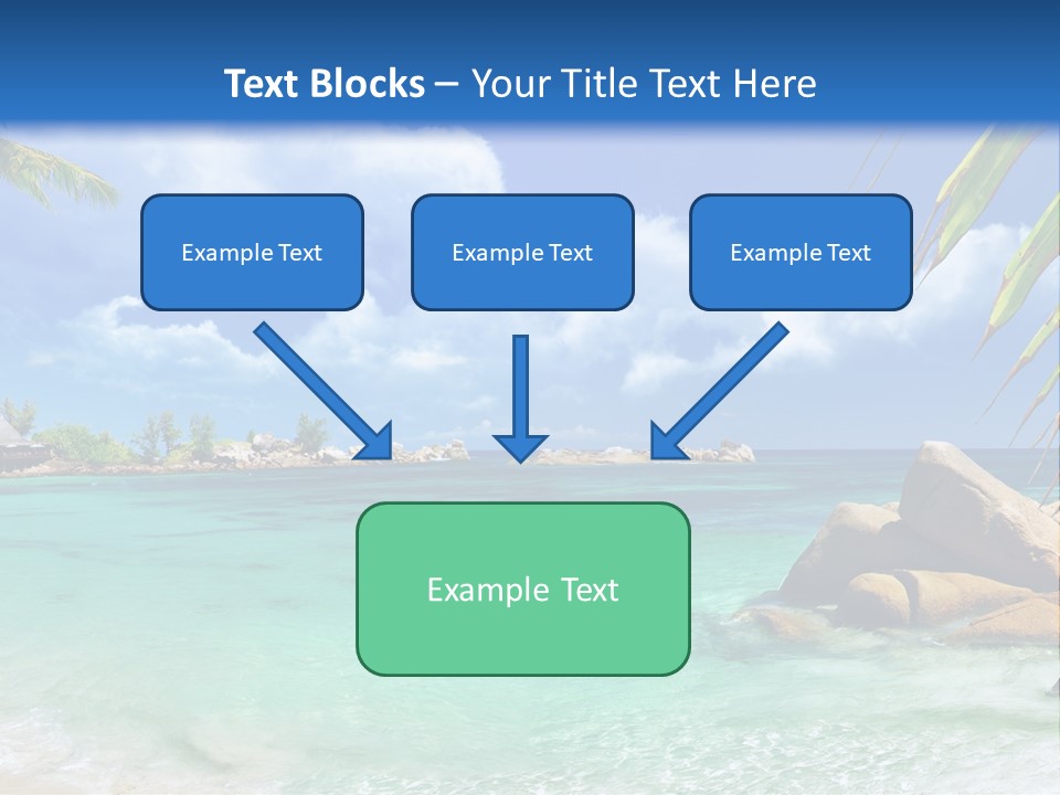 Rocks Tree Mountains PowerPoint Template