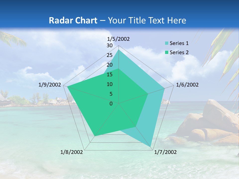 Rocks Tree Mountains PowerPoint Template