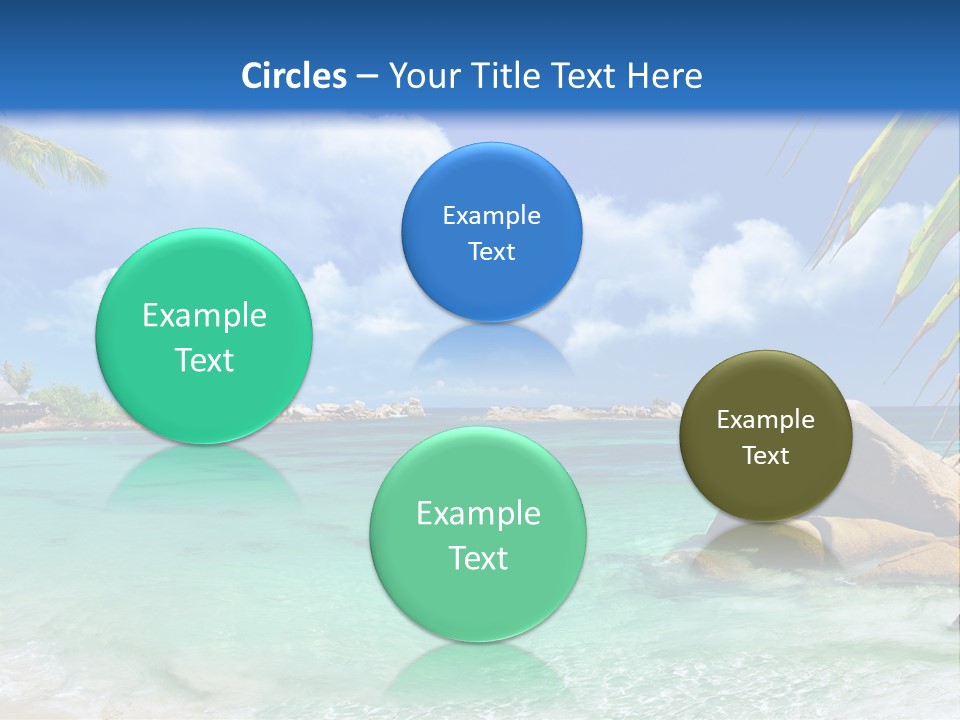Rocks Tree Mountains PowerPoint Template