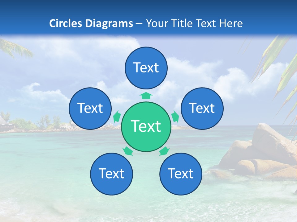 Rocks Tree Mountains PowerPoint Template