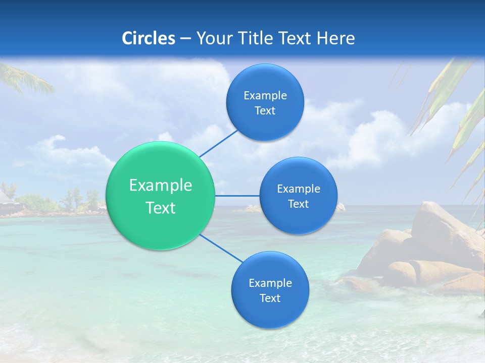Rocks Tree Mountains PowerPoint Template