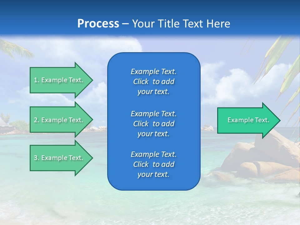 Rocks Tree Mountains PowerPoint Template
