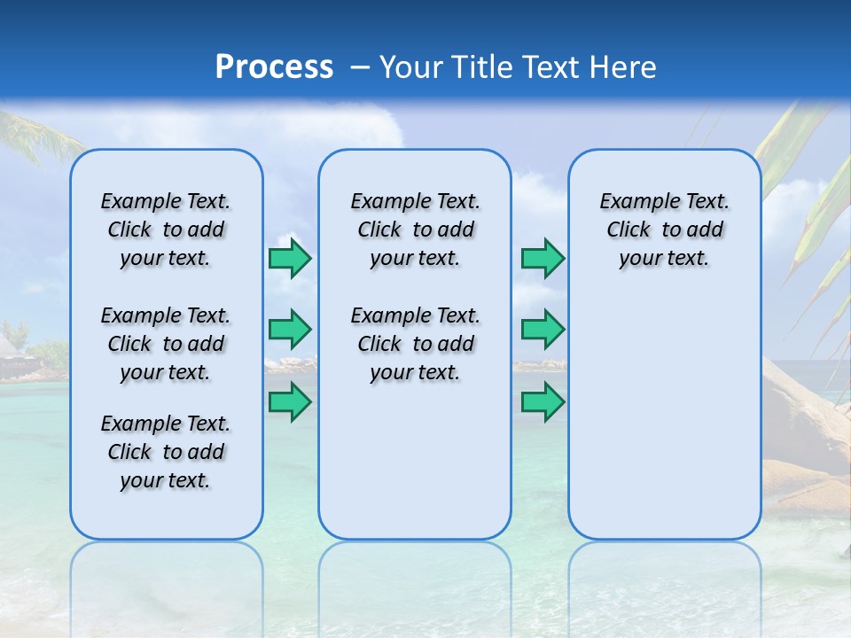 Rocks Tree Mountains PowerPoint Template