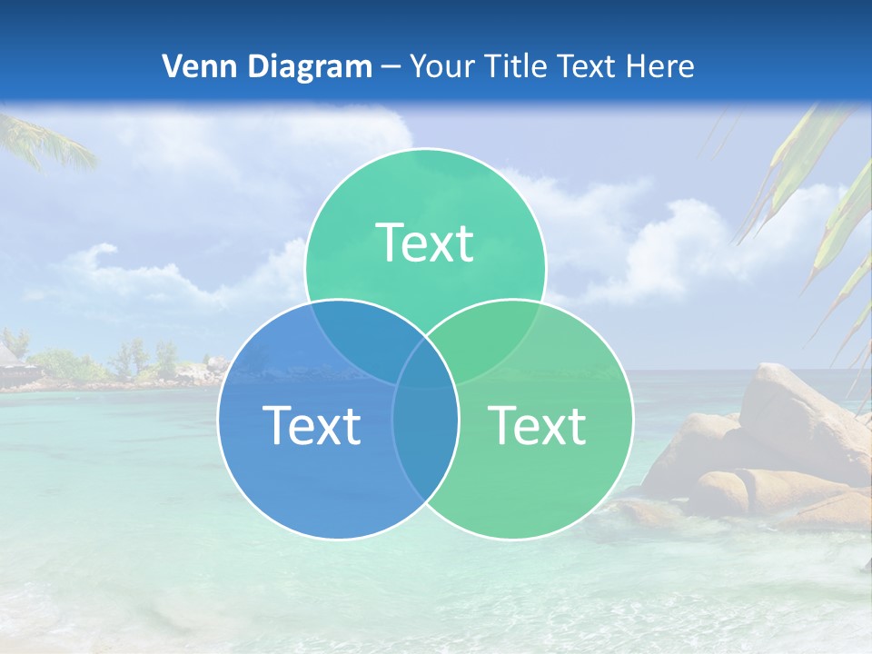 Rocks Tree Mountains PowerPoint Template