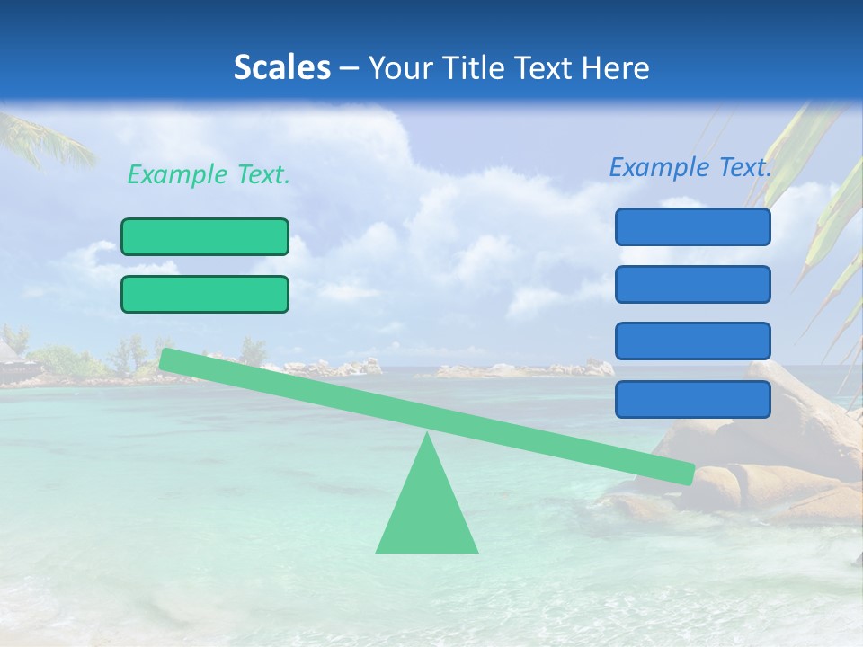 Rocks Tree Mountains PowerPoint Template