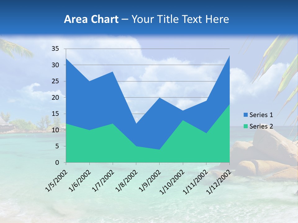 Rocks Tree Mountains PowerPoint Template