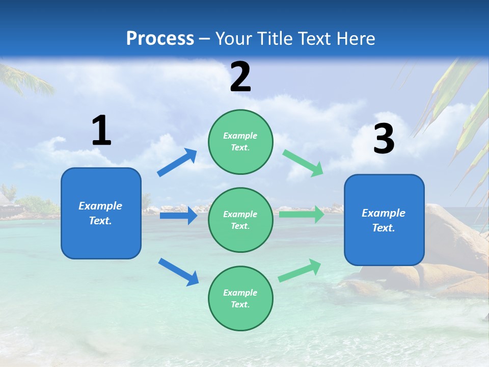 Rocks Tree Mountains PowerPoint Template