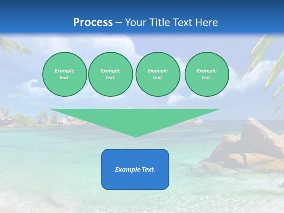 Rocks Tree Mountains PowerPoint Template