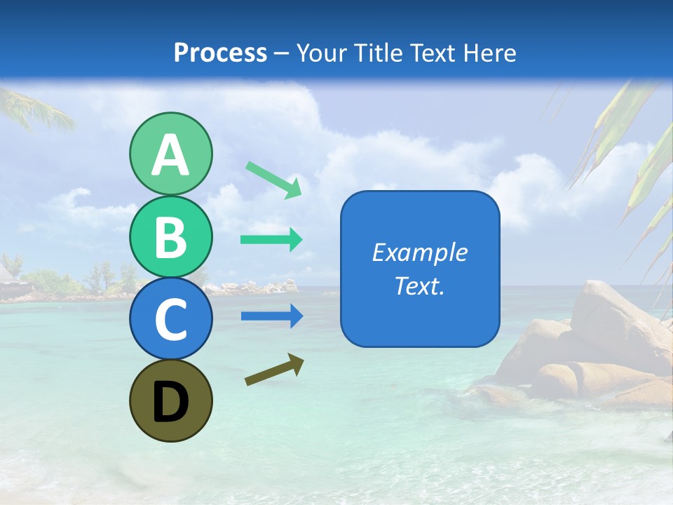 Rocks Tree Mountains PowerPoint Template