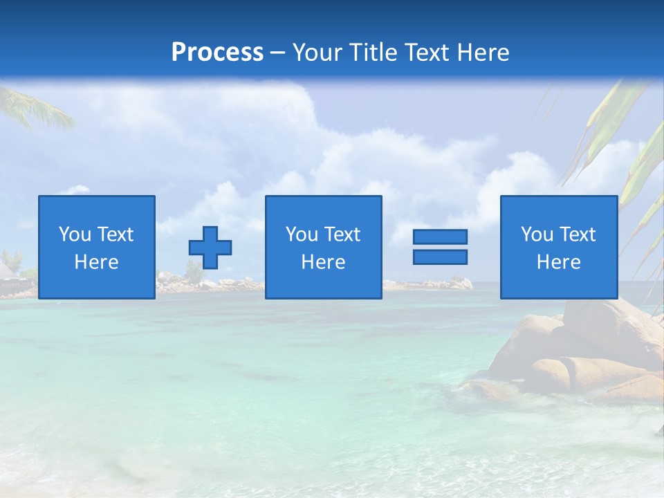 Rocks Tree Mountains PowerPoint Template