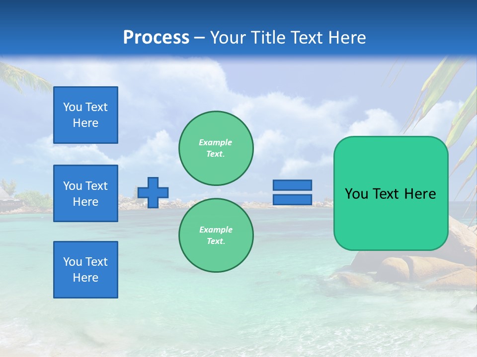 Rocks Tree Mountains PowerPoint Template