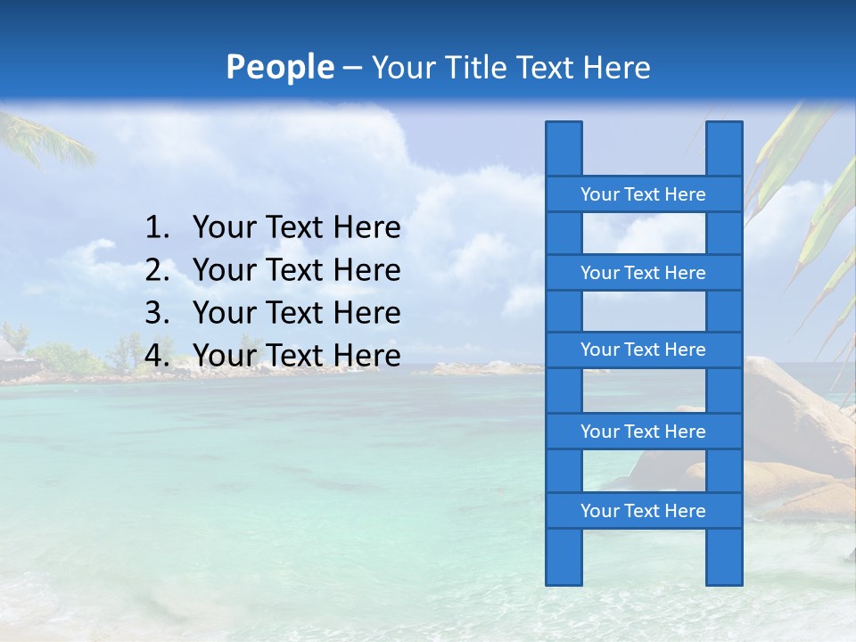 Rocks Tree Mountains PowerPoint Template