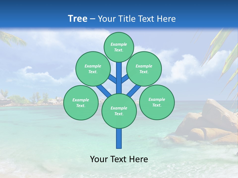 Rocks Tree Mountains PowerPoint Template
