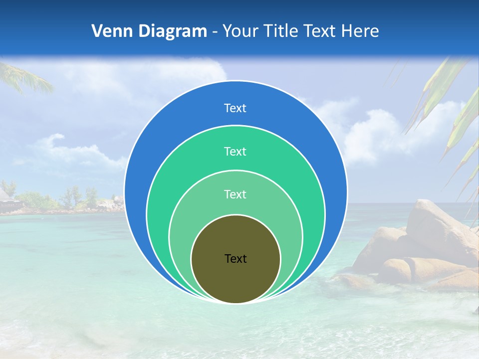 Rocks Tree Mountains PowerPoint Template