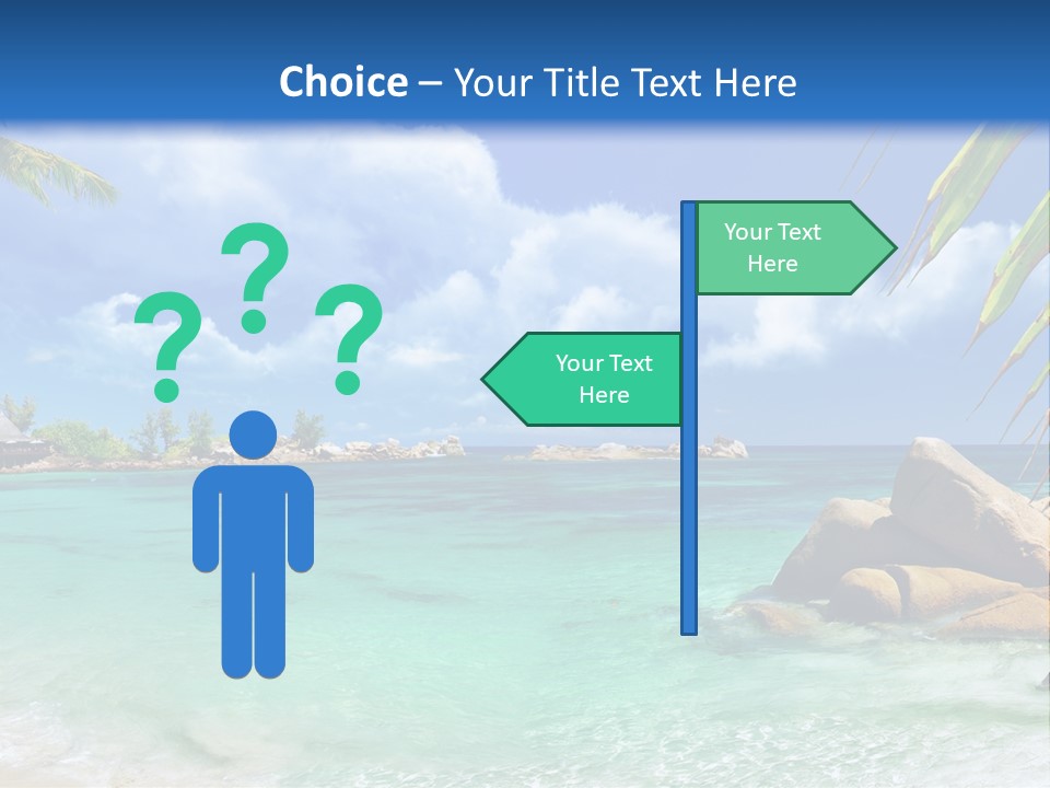 Rocks Tree Mountains PowerPoint Template