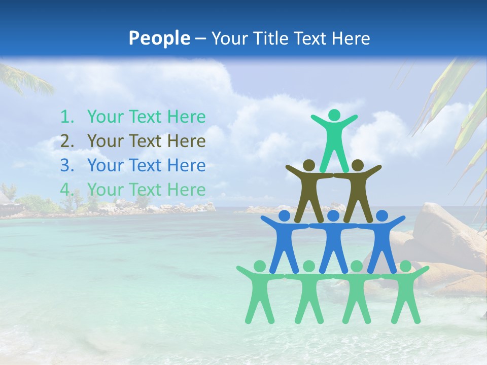 Rocks Tree Mountains PowerPoint Template